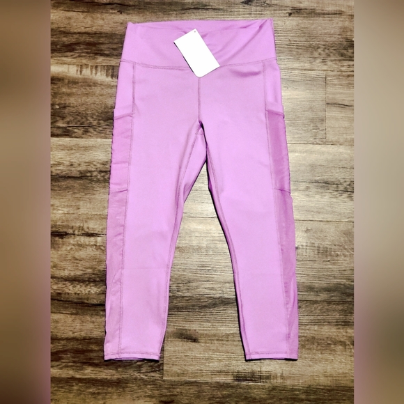 NWT- Fabletics POWERHOLD LEGGINGS Lavender - Picture 1 of 5